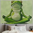 thumbnail image 2 of Orinice Frog Lotus Position Tapestry Wall Hanging Unique Style for Home Decor Living Room Bedroom Apartment Farmhouse Dorm 50x40inch, 2 of 6