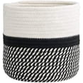 thumbnail image 1 of Jute Rope Plant Basket Modern Woven Basket with Sturdy Handle Foldable Woven Storage Basket Hand-made Planter Plant Pot Basket Home Decoration for Indoor Outdoor, 1 of 7