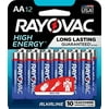 Rayovac High Energy Alkaline AA Batteries For Calculator, Toy, Flashlight, LED Light - AA - Alkaline - 12 / Pack