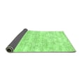 thumbnail image 2 of Ahgly Company Indoor Round Solid Green Modern Area Rugs, 5' Round, 2 of 4