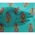 thumbnail image 4 of oneOone Viscose Chiffon Fabric Leaves & Paisley Block Print Fabric BTY 42 Inch Wide, 4 of 4