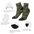 thumbnail image 5 of Naloa Green Camouflage Skull Ankle Socks for Women Non Slip Socks No Show Socks Classic Low Cut Casual Socks Casual Socks, 5 of 7