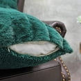 thumbnail image 4 of Home Soft Things Super Soft Decorative Pillow Covers, Set of 4, 20x20 inches, Dark Teal, 4 of 5