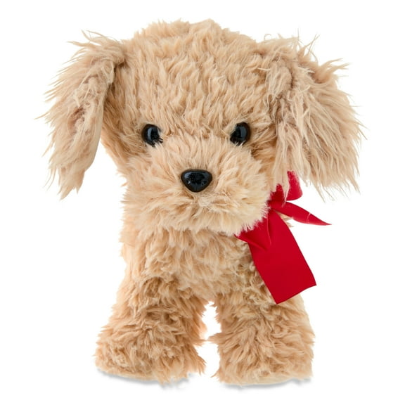 Medium Standing Doodle Plush, Brown, 10.5", Valentine's Day by Way To Celebrate