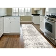 thumbnail image 2 of Distressed Oriental Border Indoor Runner Rug 2' x 10' Gray, 2 of 5