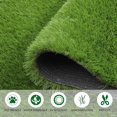 thumbnail image 3 of Artificial Grass Rug 32"x51" Fake Grass Turf Mat Artificial Rugs with Drainage Hole 1.4in High Pile Artificial Patch Carpet for Dogs Garden Lawn Patio Balcony Landscape, 3 of 14