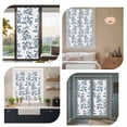 thumbnail image 7 of Blue Fruit Window Privacy Film, Vintage Plant Nature Botanical Flower Floral Static Cling UV Sun Blocking Heat Control Window Tint, Non-Adhesive One Way Windows Privacy Cover 17.7''x78.7'', 7 of 7