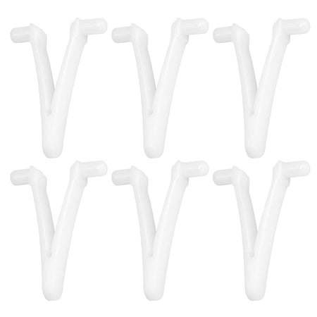 Pool Butterfly Clip, 6PCS V Clip Pool Attachment Clip, Pool Skimmer V Clip Replacement for Swimming Pool Spa Brush, Leaf Skimmer, Vacuum Head, Mini Jet Vacuum, Telescopic Pool Pole