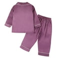 thumbnail image 4 of Huowey Baby Toddler Boys Girls Long Sleeve Solid Color T-Shirts Tops T Shirt Pants Casual Outfits Sets Birthday Dailywear, 5-6 Years, 4 of 5