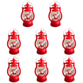 thumbnail image 1 of Farol Decorativo Navideño Con Asa (Papá Noel) Rojo, 1 of 2