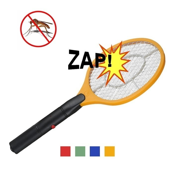 Electric Zapper Bug Bat Fly Mosquito Insect Killer Racket Swatter Trap-Swat J0T8 
