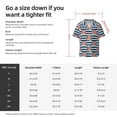 thumbnail image 5 of Fotbe Popcorn Camisa Estampada de Manga Corta para Hombre, Casual de Verano, Estilo Playero, Sin Arrugas-X-Large, 5 of 5