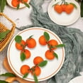 thumbnail image 2 of 6PCS Fake Tangerine Orange Artificial Fruit Orange Artificial Fruit Simulation Decorative Lifelike Festival Party Home Kitchen Realistic Model, 2 of 3