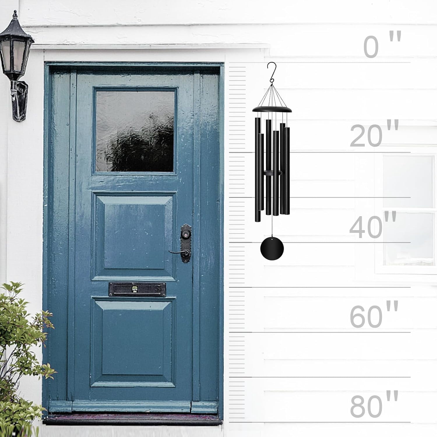 Wind Chimes for OutsideDeep Tone, 45 in Large Wind Chimes Outdoor, Wind Chime Gifts for mom/Grandma, Christmas, Garden Décor