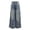 Blue, variant on Women's Baggy Hop Jeans Casual Vintage Wide Leg Skater Denim Pants Loose Fit Long Trousers 2000s Streetwear