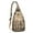 Beige, variant on Abstract Art Sling Backpack – Colorful Geometric Tie Dye Crossbody Daypack, Psychedelic Pop Art Hiking Bag for Women & Men, Fashionable & Lightweight Outdoor Travel Pack