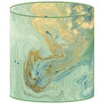 thumbnail image 2 of LampPix 10.00" Table Lamp Shade - Marble Green Custom Printed Canvas Desk Lampshade with Acrylic Uno Fitting by ArtToFrames (LP-60), 2 of 4