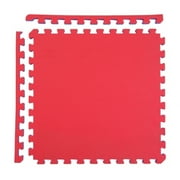 FlooringInc 1 Thick MMA Red & Blue Reversable Interlocking Foam Tiles, 2x2, 4 sqft, 1 Tile Pack