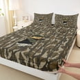 thumbnail image 3 of Castle Fairy Animal Deer Bed Sheets for Female Men Adults,Vintage Camouflage King Sheets, 3 of 7