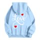 thumbnail image 4 of WILLBEST Sudaderas de Mujer Ladies Fashion Casual Valentine'S Day Printed Hoodie Sweatshirt Printed Hoodie Loose Hoodie 1650 XX-Grande, 4 of 4