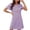 Purple, variant on Sakmal Moomoo Nightgownss for Women Valentines Short Sleeve Plus Size Love Pajama Dress Heart Print Short Nightgowns for Women L