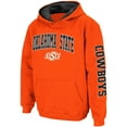 thumbnail image 2 of Youth Colosseum Orange Oklahoma State Cowboys 2-Hit Team Pullover Hoodie, 2 of 3