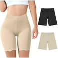thumbnail image 1 of Posijego Lot de 2 Culottes Culottes Garçonnes Sans Couture pour Femmes, Boxeurs Extensibles Invisibles, 1 of 4