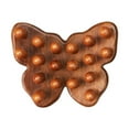 thumbnail image 1 of Peine de masaje de madera, peine para el cabello, herramienta de masaje de mano, regalo de cumpleaños, multiusos. Mariposa de 18 dientes, 1 of 9