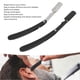 thumbnail image 3 of 2Pcs Barber Razor Holder Straight Edge Old Style Manual Shaver Hair Styling Shaving Supplies Silver Black, 3 of 5