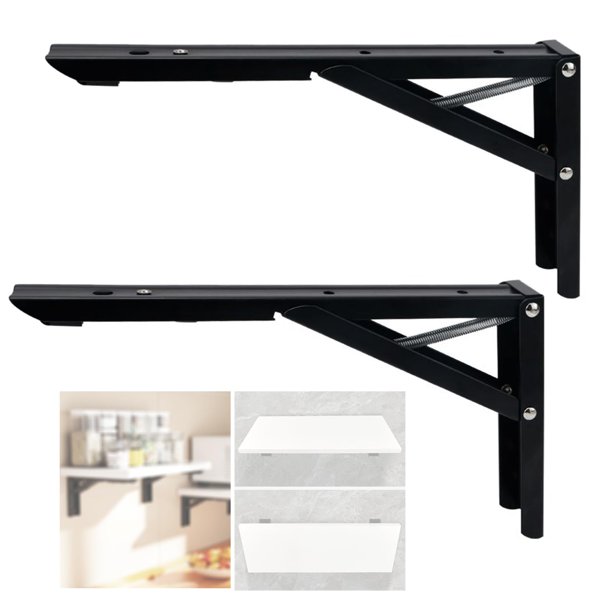 Mesa de pared con bisagra plegable ANTEISI de 90 grados con cierre automático