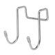 thumbnail image 1 of UPSTONE Gancho para puerta – Acero inoxidable SUS304, gancho doble ajustable resistente, organizador en puerta de gabinete, ducha, cajón, armario, zapatero, 1 of 5