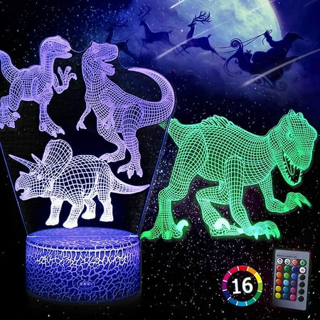 

Shxx 3d Night Light For Kid Bedside Mood Lamp 16 Colors Changing With Remote Control Best Birthday/children s Day Gifts For Girl Kid Daughter Xq-3d5