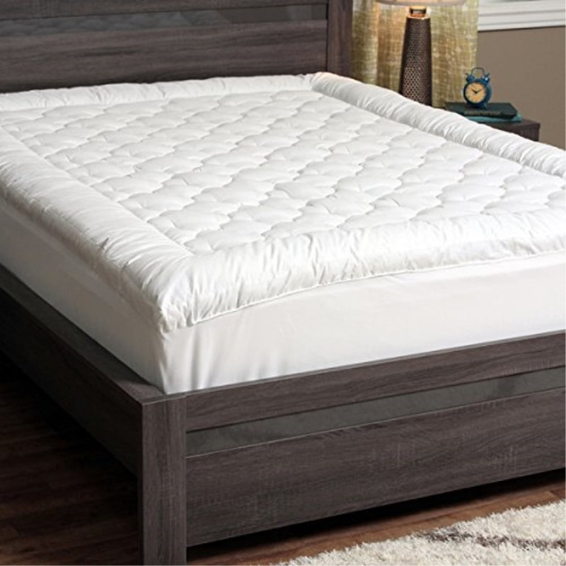pillow top mattress pad hypo allergenic soft bed topper 100 percent