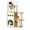 Beige, variant on Pefilos 42" Modern Cat Tree Tower with Double Spacious Condos Perch, Sisal Scratching Post, Kittens Toys Activity Centre Cat Tree House, Brown