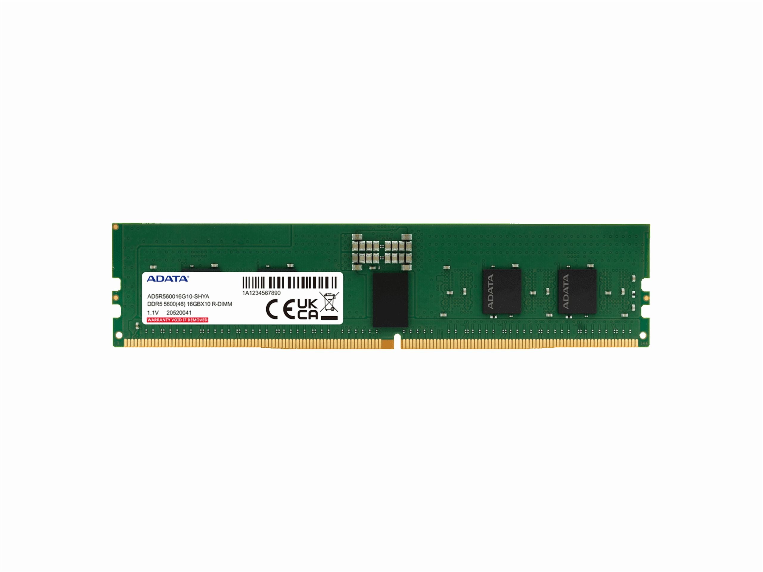 ADATA XPG 32GB (1x32GB) ECC Registered DDR5 5600 (PC5 44800) Memory Model AD5R560032G20-SHYA