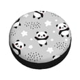 thumbnail image 3 of Balery Pandastire Cover Waterproof Dust-Proof, Universal Spare Wheel Tire Cover For Trailer, Rv, Suv Truck And Vehicle Camper Accessories-15 Inch, 3 of 9