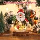 thumbnail image 4 of Nuevo Navidad Pedantes Decorativos Papá Noel Muñeco Nieve Adornos Colgantes LED Regalos Luminosos para Fiesta, 4 of 9