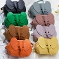 thumbnail image 3 of Portefeuille Éléphant Mignon pour Femmes, Portefeuille Compact en Cuir Wa W4 A8L2, 3 of 8