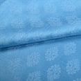 thumbnail image 2 of eloria Damask Embroidered Brocade Jacquard Sewing Apparel Making Fabric by the Yard Kurta Dress Apparel Cloth, Color: Sky Blue, 2 of 5