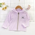 thumbnail image 3 of Girls Summer Sun Hoodie UV Protection Zip-Up Cooling Jacket Long Sleeve Ice-Silk Lightweight Hooded Shirts 10 Y, 3 of 3