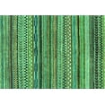 thumbnail image 1 of Ahgly Company Machine Washable Indoor Rectangle Abstract Turquoise Blue Modern Area Rugs, 5' x 8', 1 of 4