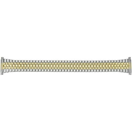 UPC 016183014109 product image for Timex Men's 18-22mm Dual-Tone Stainless Steel Expansion Replacement Watch Band | upcitemdb.com