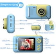 thumbnail image 2 of Camcorder,Camera Video Camera With Neck Inch Ips Screen Lens Built-in Battery Kids 40mp 2.4 40mp 2.4 Inch Cute Frames Built-in Battery Cute 180° Rotatable Lens 2.4 Inch Ips 1080p, 2 of 7