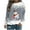 Gray-709, variant on Riecok Christmas Fall Sweatshirts for Women Long Sleeves Collared Neck Christmas Funny Graphic Comfy Loose Oversized Fashion Soft Pullover Blouse Black XL