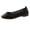 Black, variant on AUDeals Women's Ballet Flats, Square Toe Slip On Shoes with Bowknot and Soft Sole, Foldable Dress Shoes for Parties