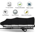 thumbnail image 7 of 17-24Ft 210D Anti-UV Waterproof Pontoon Fabric Boat Cover Trailerable Fish Ski Blue And Black, 7 of 7