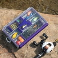 thumbnail image 4 of KastKing 3600 Tackle Box, Waterproof Fishing Organizer – Purple – HyperSeal, 4 of 9