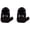 Black, variant on Gesture Earrings I Love You Logo Male and Female Earstuds Fun Gesture Earstuds Couple Gift