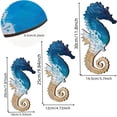 thumbnail image 2 of JJKBVCLO Shaped Wooden Crafts Summer Beach Pattern Sign Wall Decorative Sign Set, 2 of 7