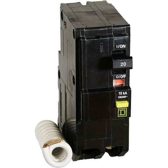 Square D by Schneider Electric QO220GFICP QO Qwik-Gard 20-Amp Two-Pole GFCI Breaker